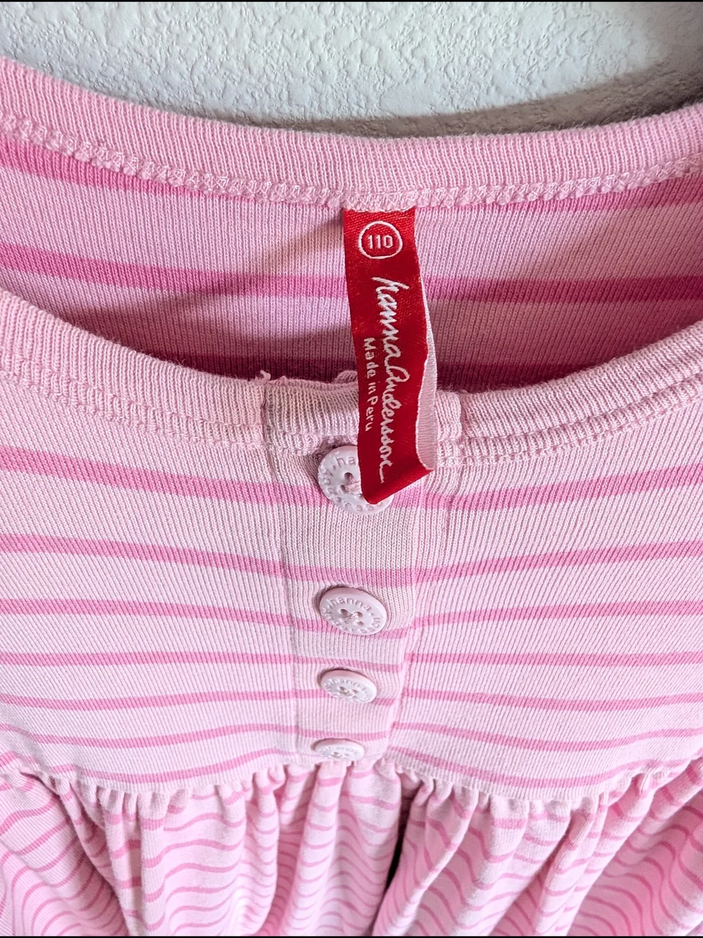 Hanna Andersson Classic Girls' Pink Play Set (Dress + Bottoms)